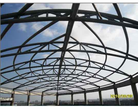 盘锦中煤朔州宾馆管桁架工程