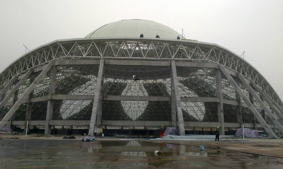 盘锦温泉馆网架工程